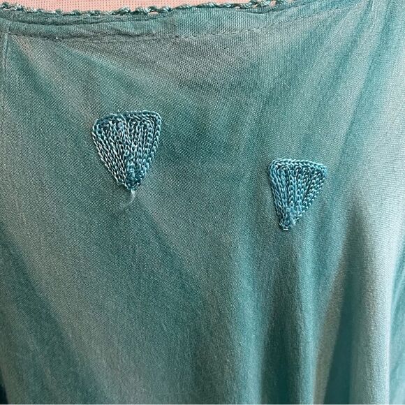Plus Size Advance Apparels Tunic Top Green with Sequins size 3X - Picture 5 of 10
